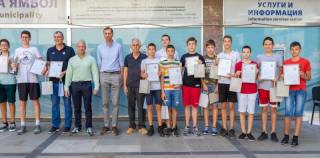 Кметът Валентин Ревански поздрави вицешампионите от БК „Тунджа – Ямбол&quot;, 