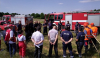 Пожарникари и доброволци от Ямбол в учение за потушаване на горски пожар