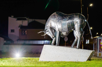 Облагородено е още едно кръстовище с кръгово движение в Ямбол