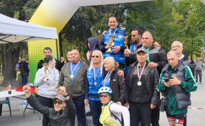 За поредна година Ямбол бе домакин на шампионат по тандемно колоездене за хора с нарушено зрение