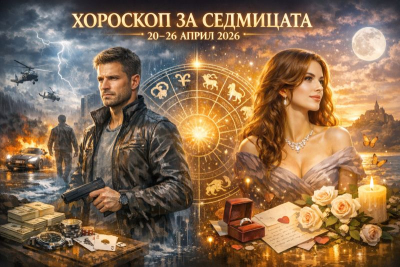 ХОРОСКОП ЗА СЕДМИЦАТА 20 – 26 АПРИЛ 2026