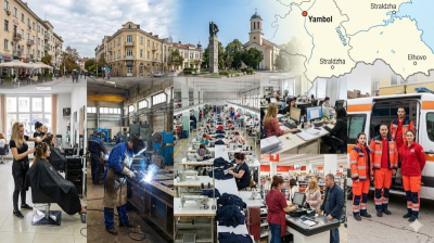 Обзор на свободните работни места в Бюрата по труда на област Ямбол към 1 декември