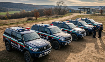 Пет високопроходими специализирани автомобила ще бъдат въведени в експлоатация в Областната дирекция на МВР