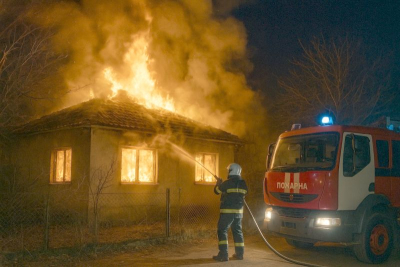 Жена загинала при пожар в Ямбол