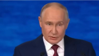ИИ синтез и анализ  на речта Владимир Путин на Санкт Петербургския