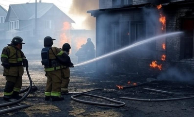 Вчера гасили пожар