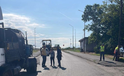 Временна организация на движението в к-с „ Георги Бенковски" в Ямбол, заради полагане на асфалтова настилка