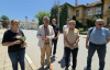 Община „Тунджа“ ремонтира тротоарите по главната улица в село Овчи кладенец