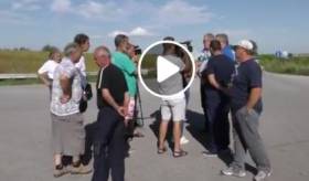 РЕПОРТАЖ от Протест на животновъдите в Ямболско :