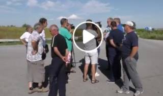 РЕПОРТАЖ от Протест на животновъдите в Ямболско :