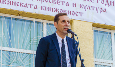 Приветствие, по случай 24 май на кмета на Ямбол Валентин Ревански