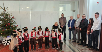 Коледарски групи на посещение в община Тунджа