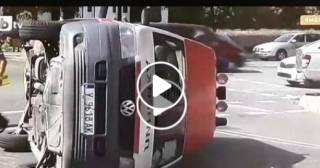 След катастрофата на линейката в събота в Ямбол.