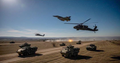 Многонационалната бойна група на НАТО в България провежда учение „Strike Back -2025“ на учебен полигон „Ново село“