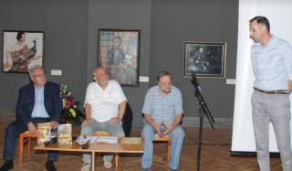 70-годишнината на писателя Любомир Котев, отбелязоха в галерия "Жорж Папазов"./обновена/