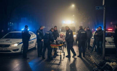 В болница след масов бой. Задържан е 26 годишен мъж, 42 г. с открита рана на главата в болница.....