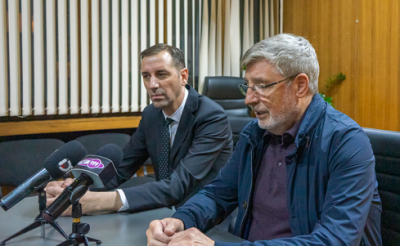 В Община Ямбол се състоя среща на кмета на Ямбол Валентин Ревански с бизнесмена Сашо Дончев