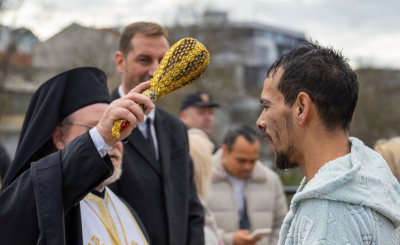 Светогорска традиция пренесе архимандрит Димитрий за Богоявление в Ямбол