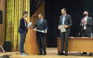 Кметът на Ямбол и председателят на Общински съвет поздравиха Румен Михов