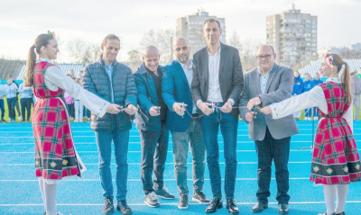 Откриха обновената сграда на градски стадион „Тунджа“ в Ямбол