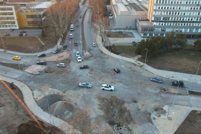 Кръстовището с кръгово движение в близост до &quot;ХЕС&quot; вече функционира в работен режим