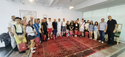 Кметът на Община „Тунджа“ се срещна с делегации от побратимени общини